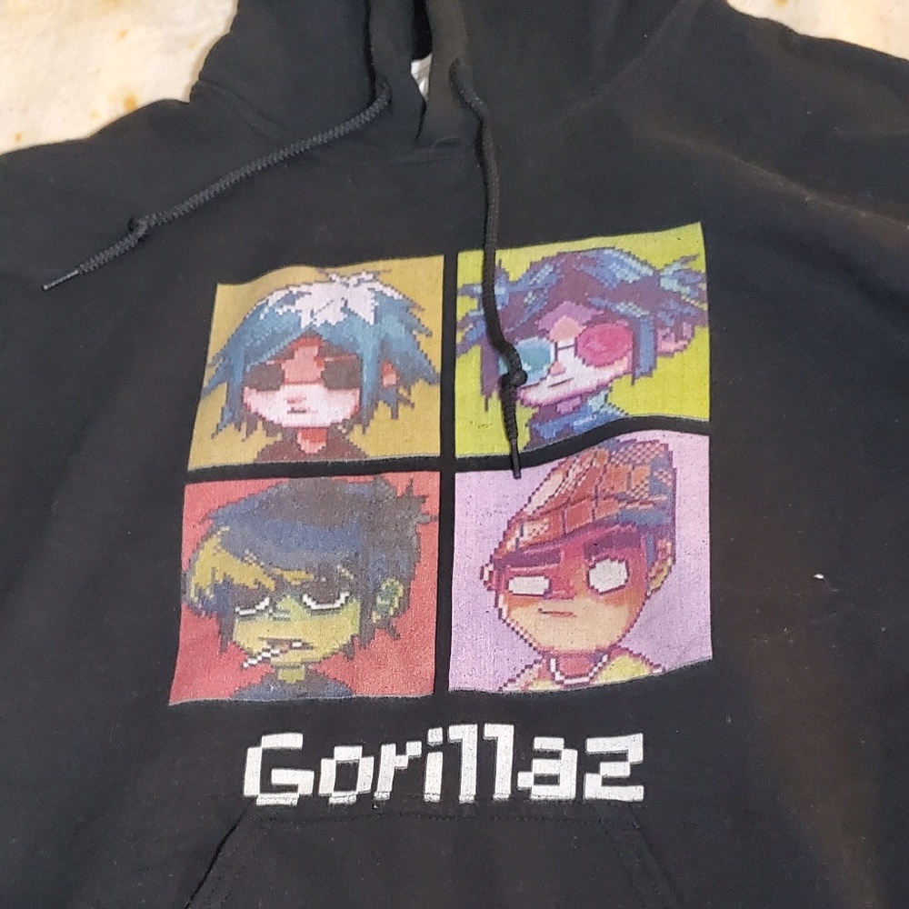 Gorillaz Pixel Chibi Hoodie